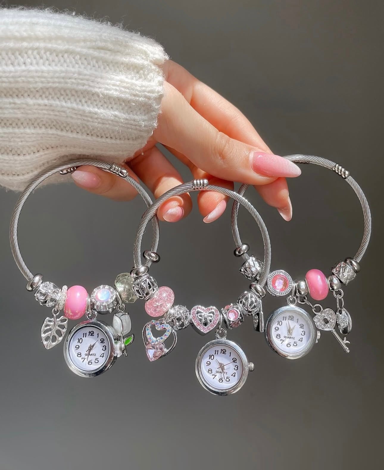 Fashion watch bracelet style for ladies-Premium and Adjustable