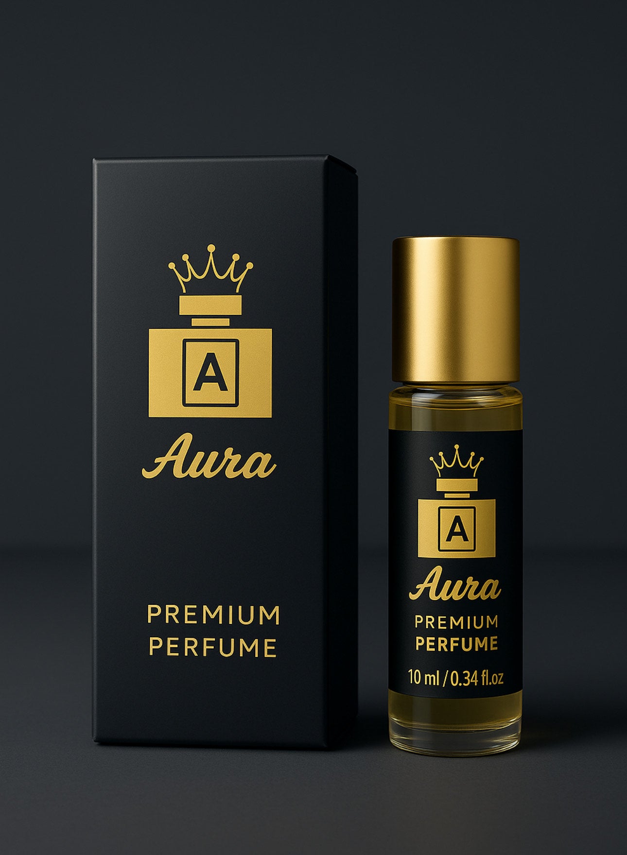 Aura Black (Unisex) (10 ML Premium Perfume)