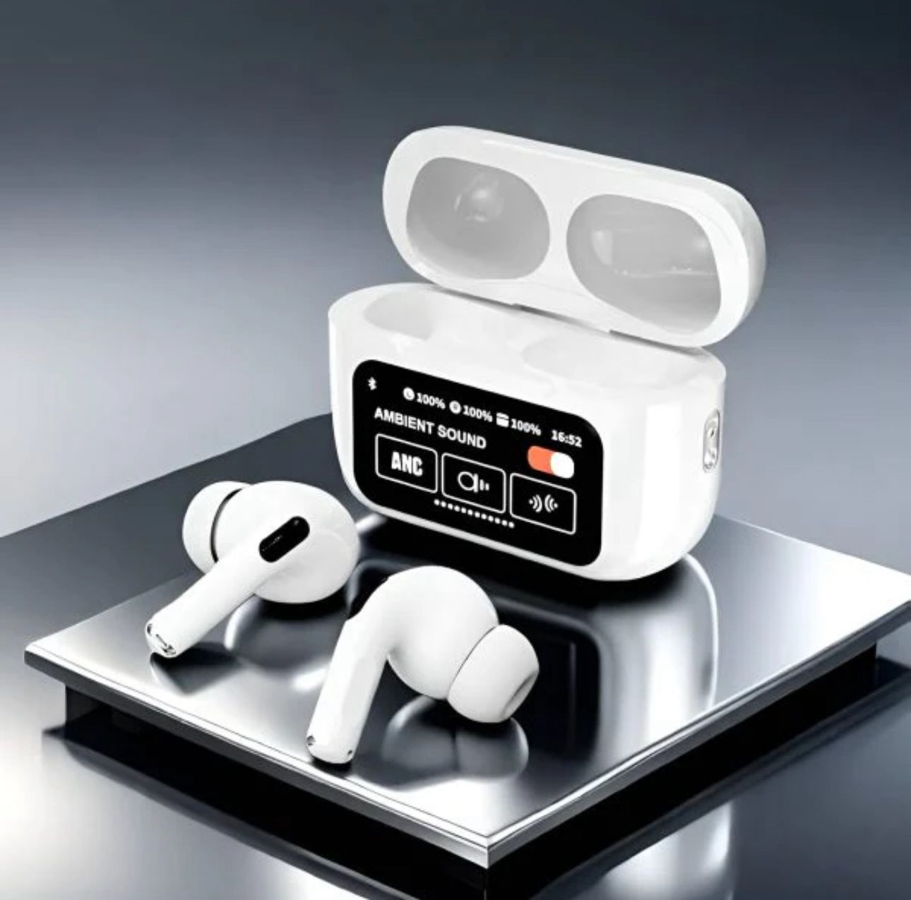 A9 Display Airbudds (Touch Screen) with Free Pouch Gift